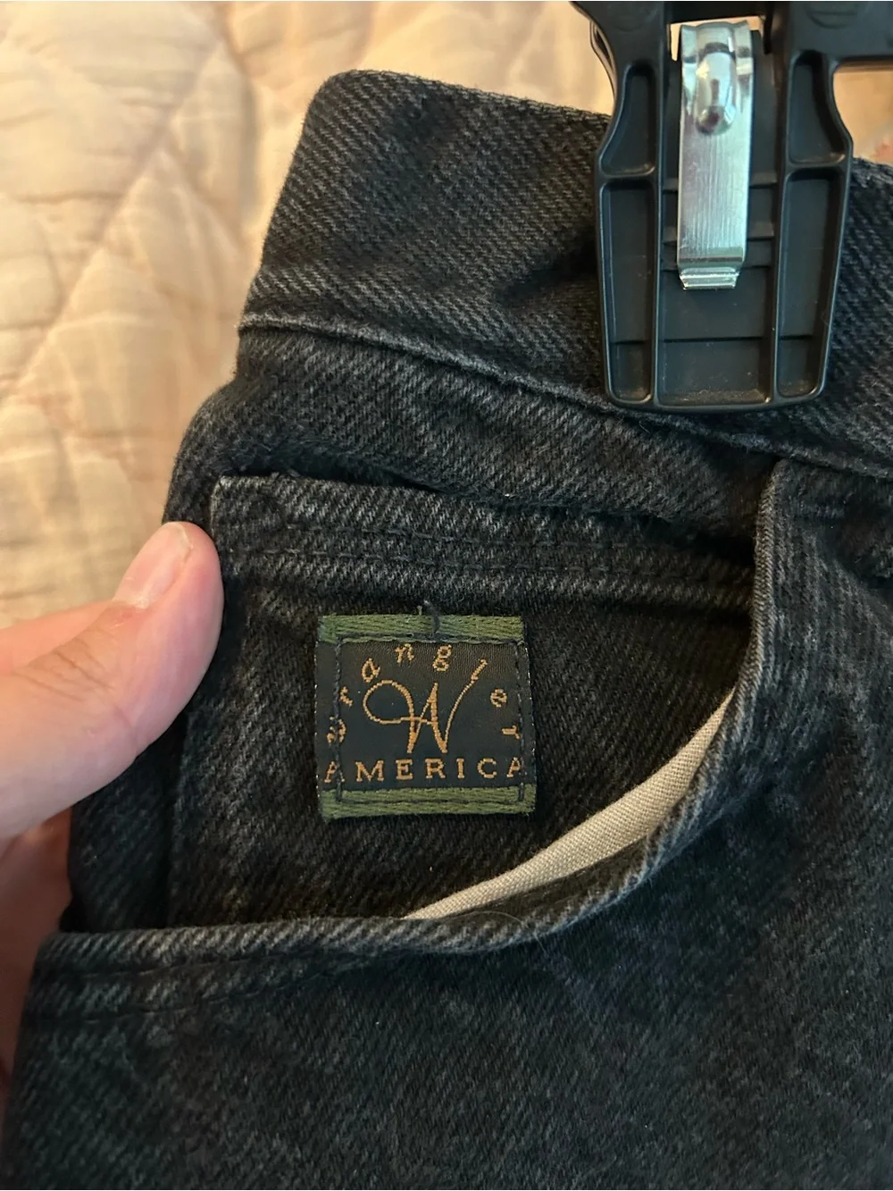Vintage Black wrangler Jeans – Classic Fit